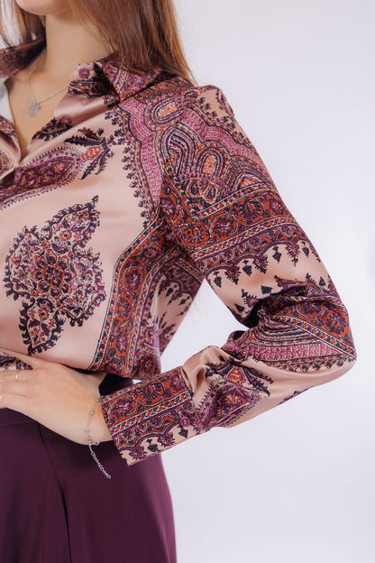 Camicia fantasia cashmere