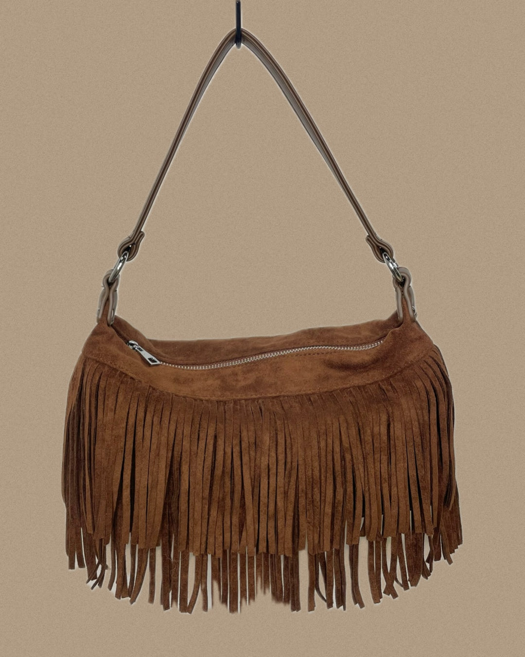 Borsa suede frange