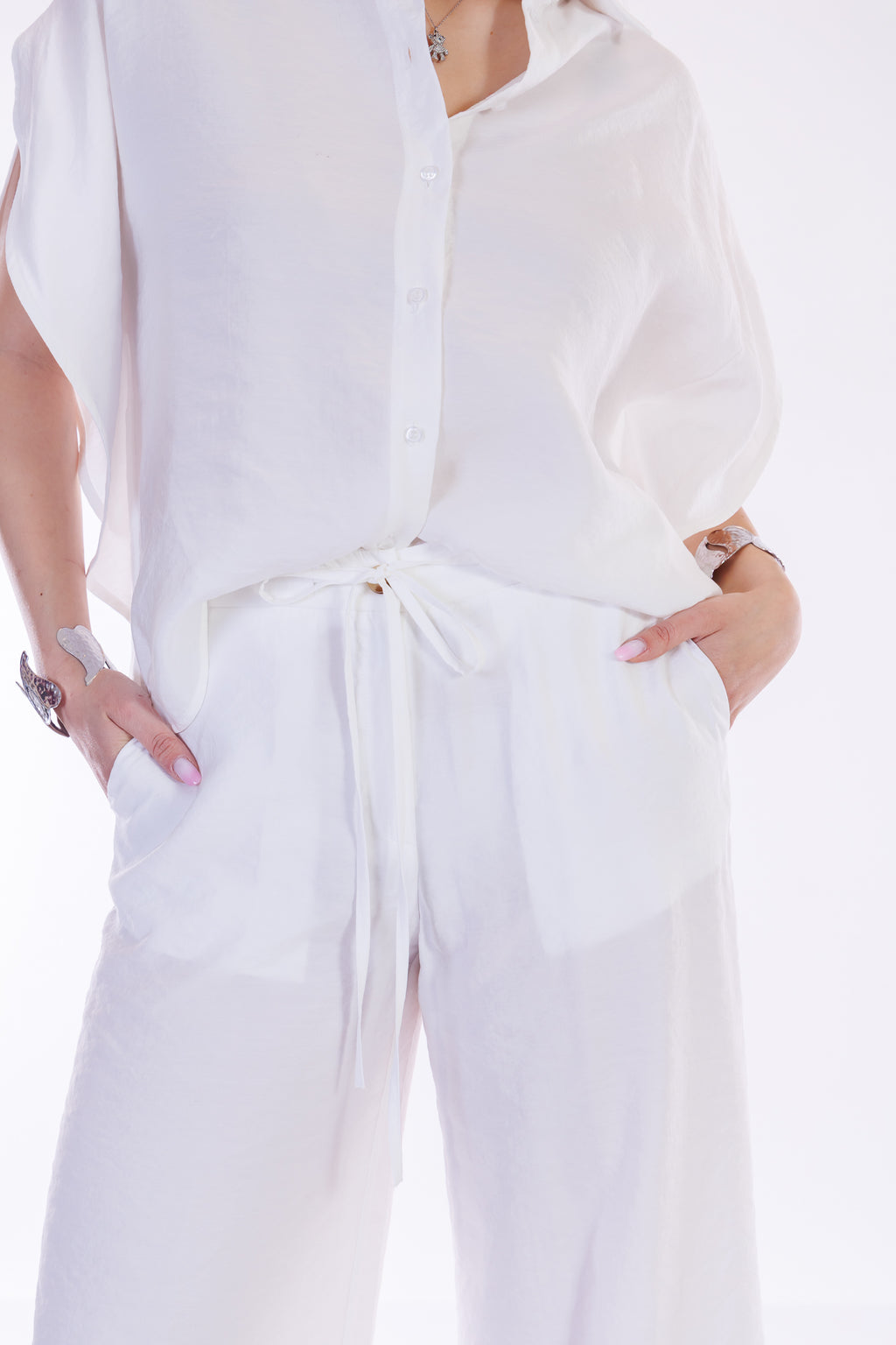 Pantalone largo modal