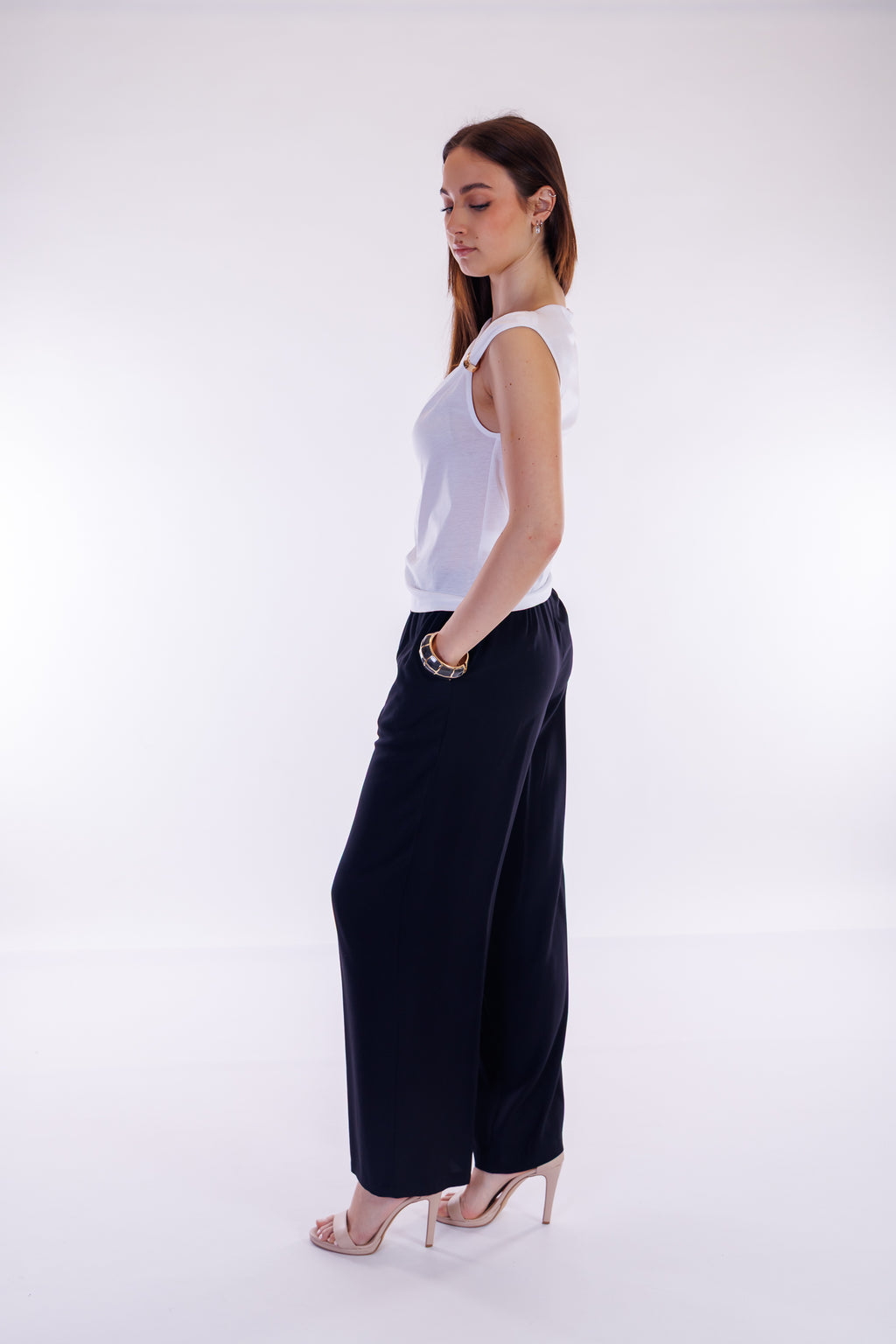 Pantalone ampio viscosa