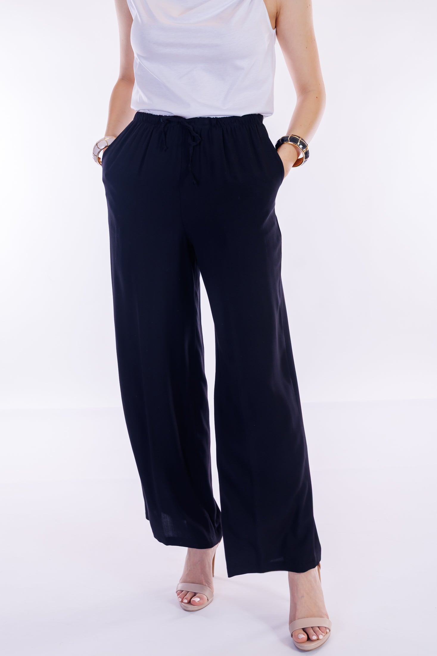 Pantalone ampio viscosa