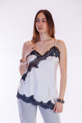 Top asimmetrico pizzo