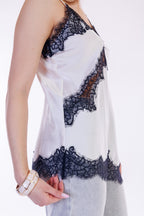 Top asimmetrico pizzo
