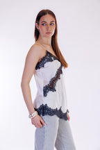 Top asimmetrico pizzo