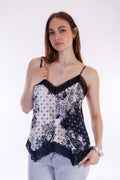 Top pizzo fantasia