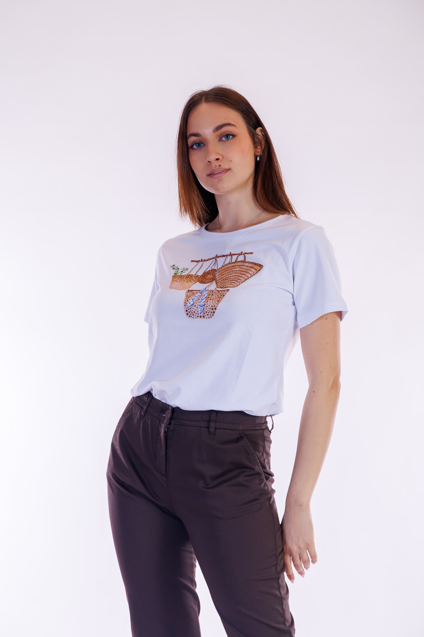 Pantalone slim cotone