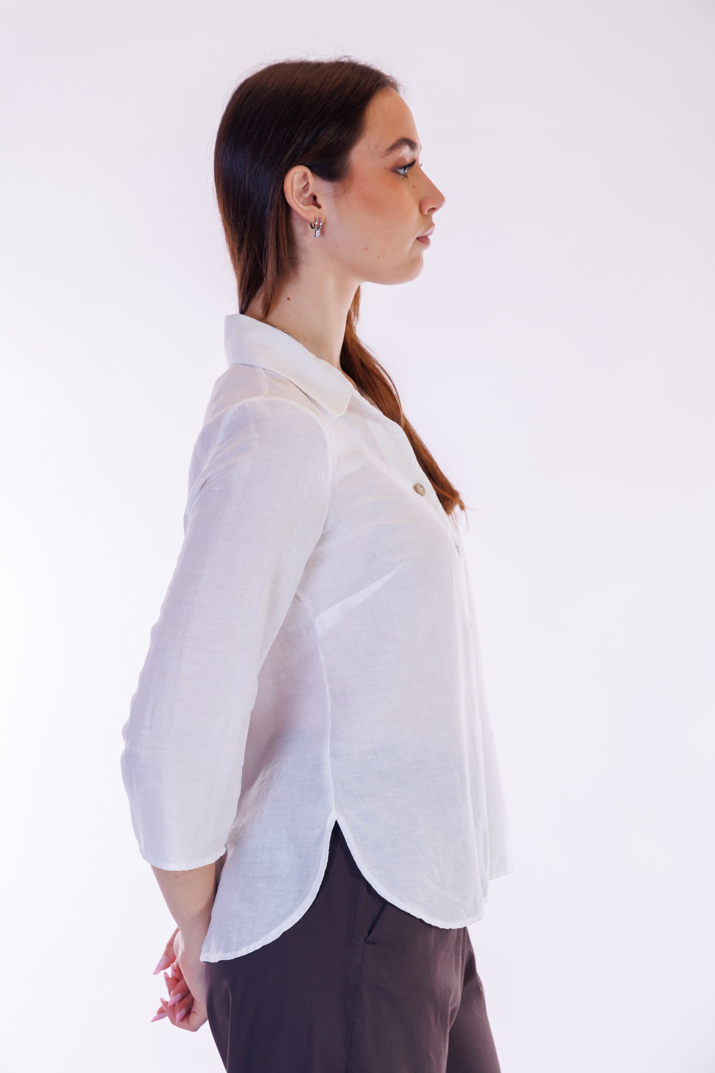 Camicia lino e cotone