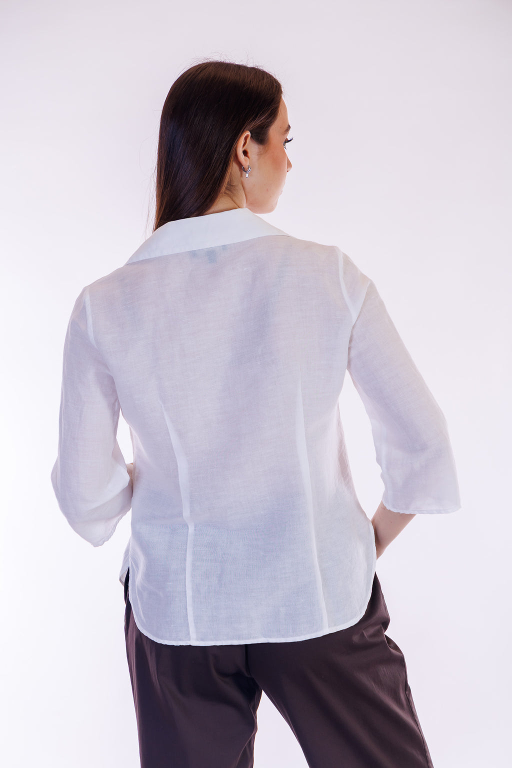 Camicia lino e cotone