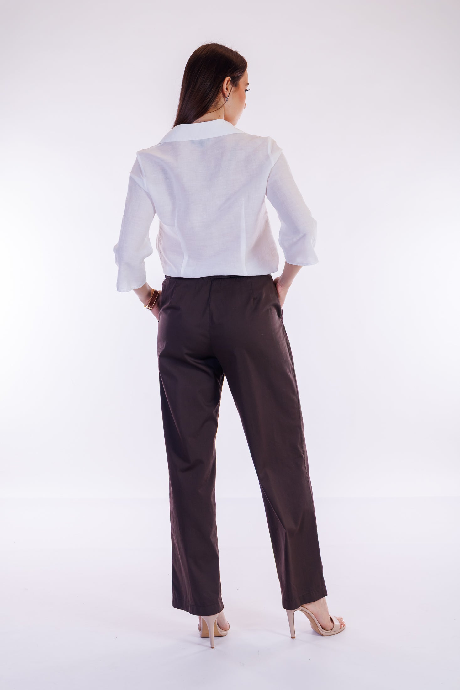 Pantalone ampio cotone