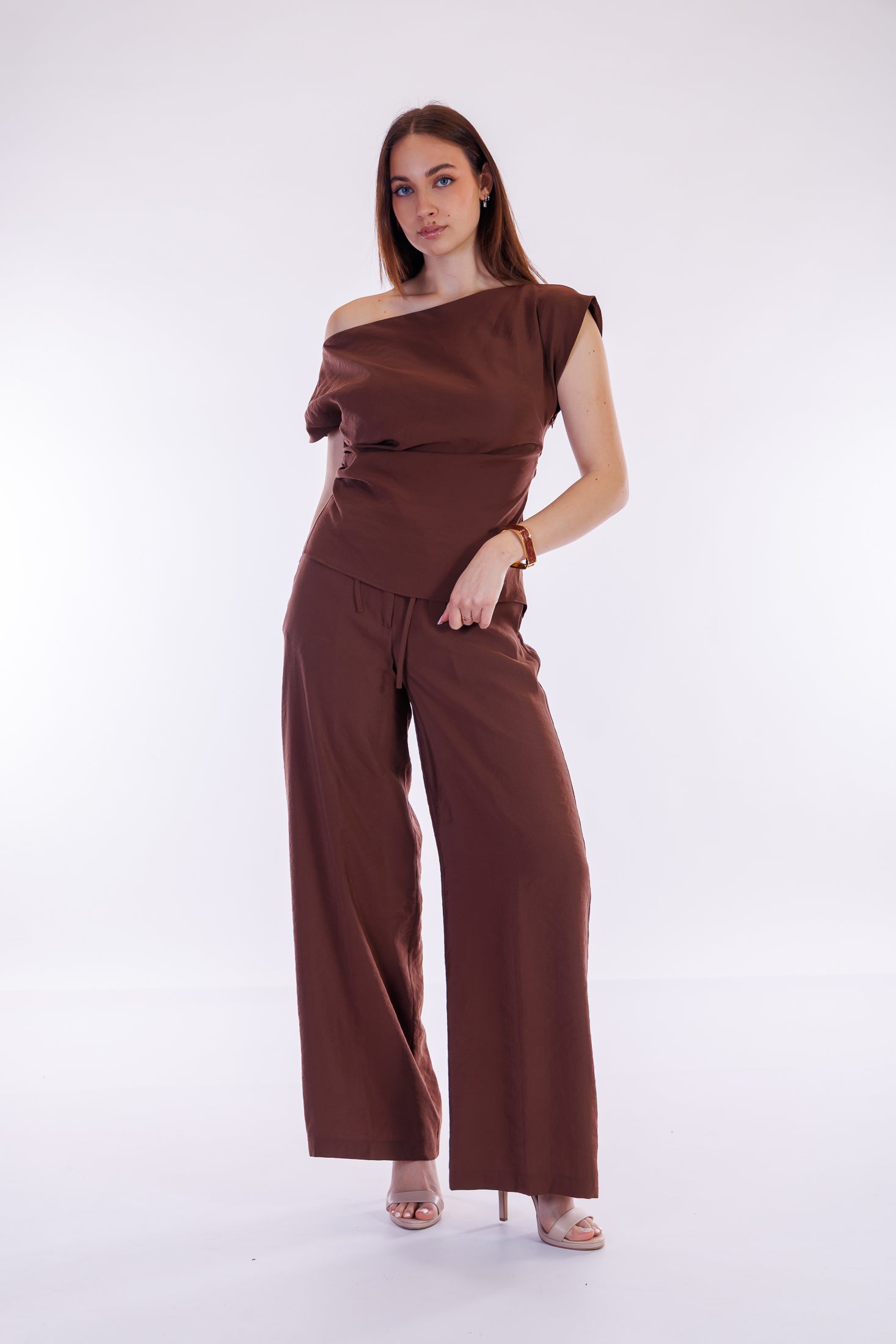 Pantalone largo modal