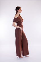 Pantalone largo modal