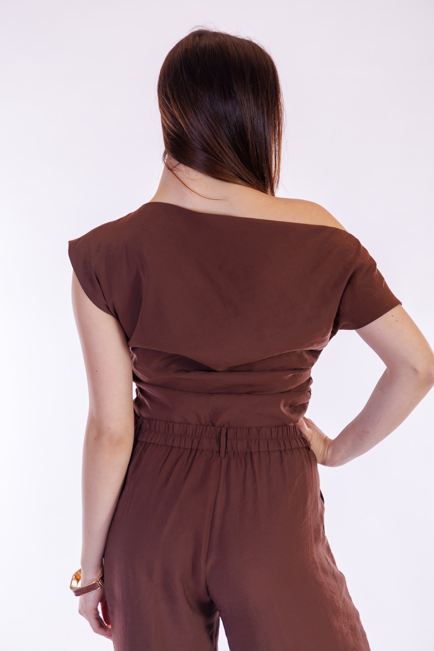 Pantalone largo modal