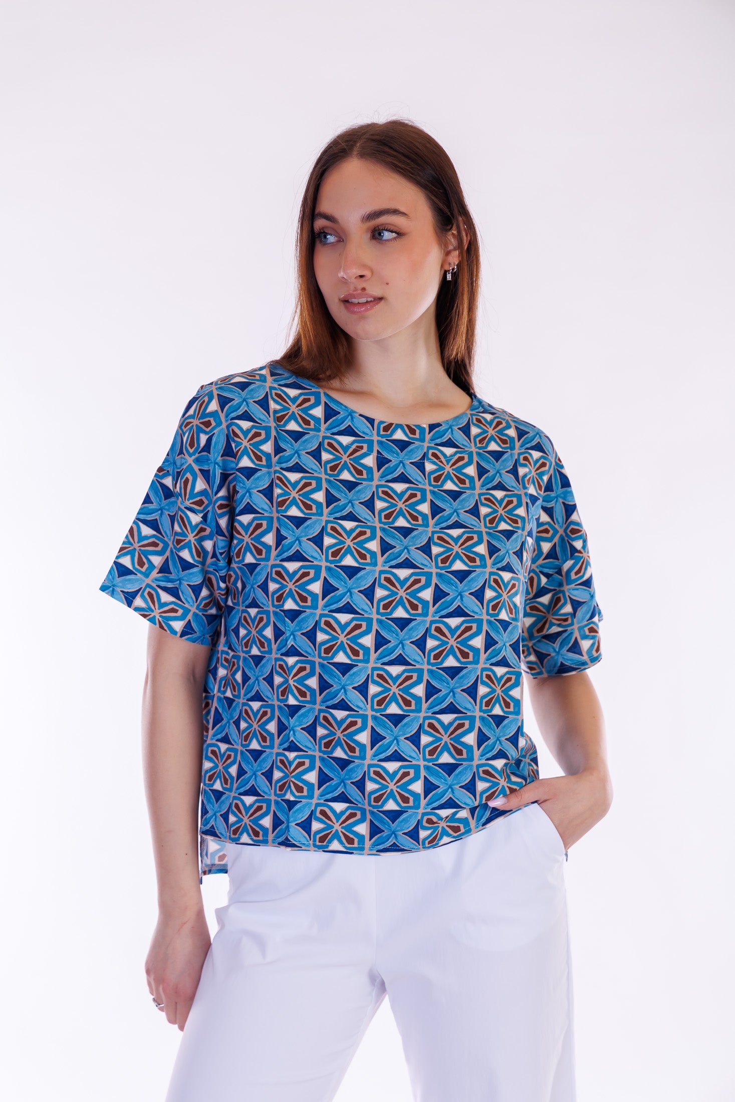 Blusa fantasia maioliche