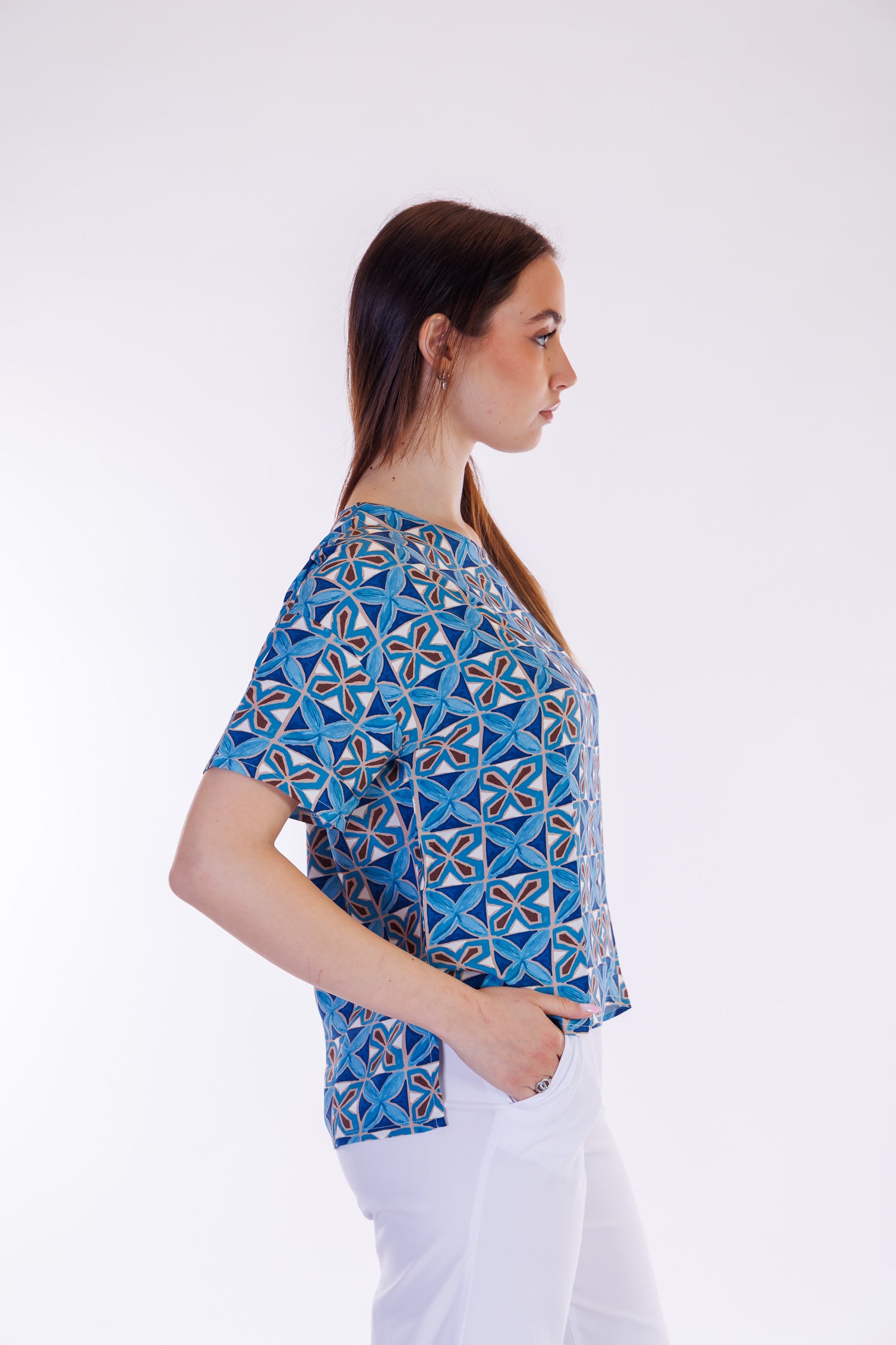 Blusa fantasia maioliche