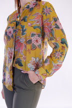 Camicia coreana floreale