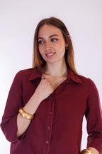 Camicia lino e cotone