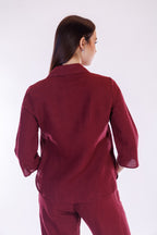Camicia lino e cotone