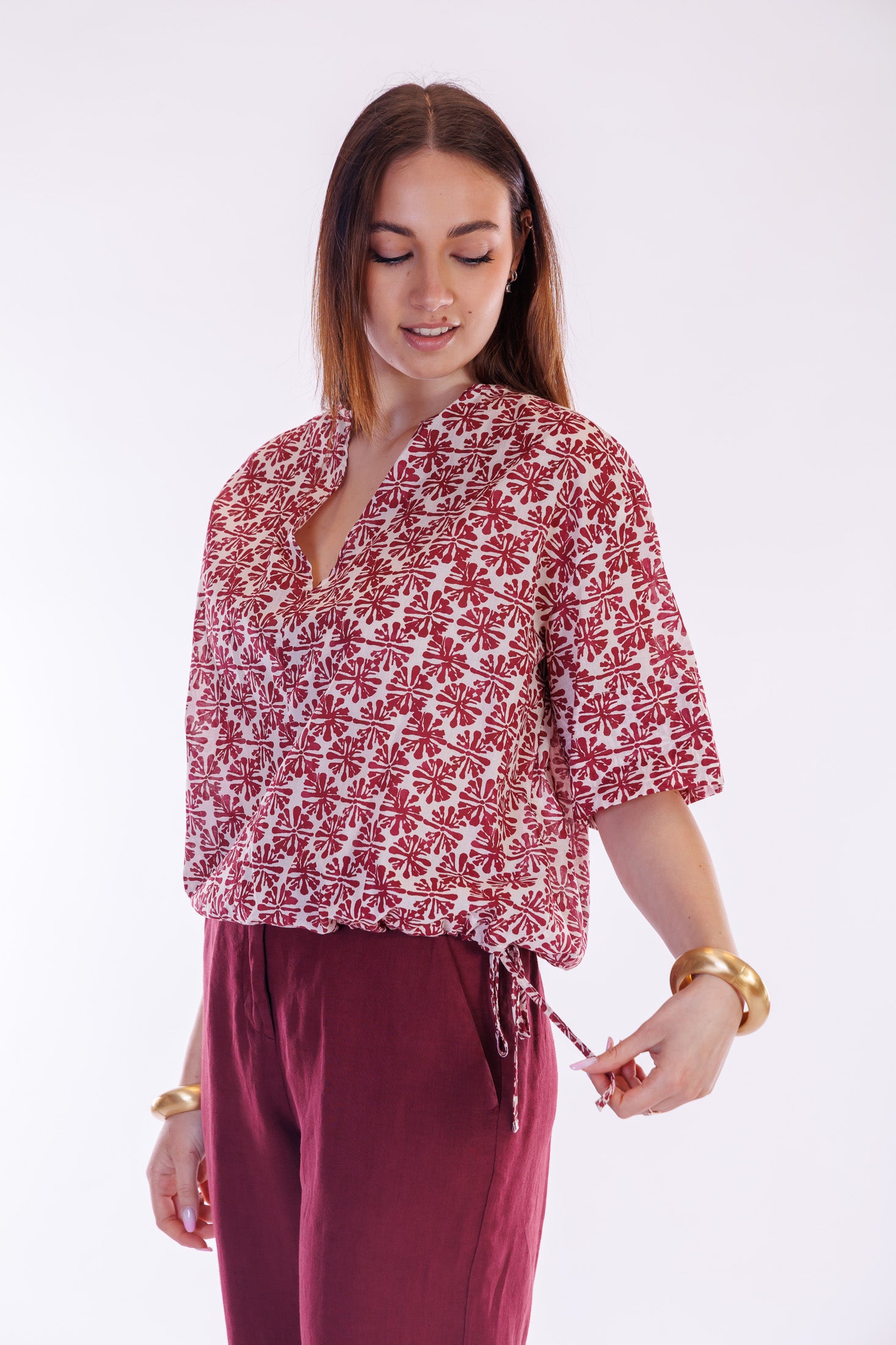 Blusa coulisse fantasia