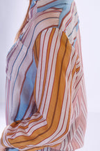 Camicia patchwork righe