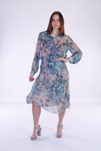 Camicia fiori m. Seta