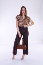 Blusa animalier m. Seta