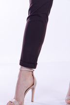 Pantalone con risvolto