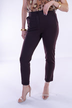 Pantalone con risvolto