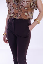 Pantalone con risvolto