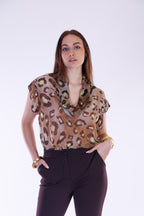 Pantalone con risvolto