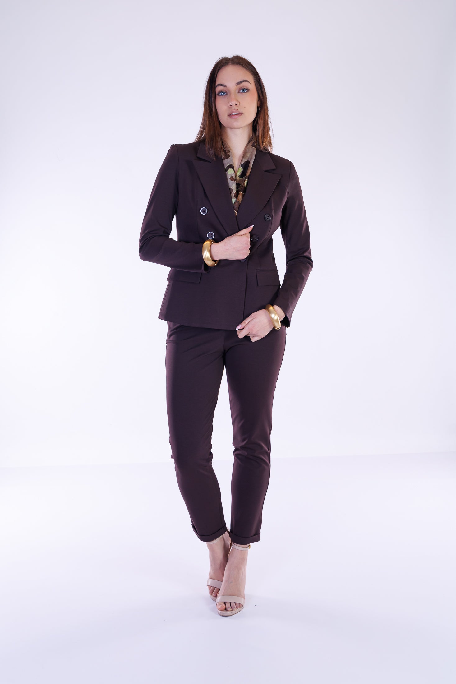 Pantalone con risvolto