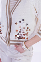 Cardigan paillettes