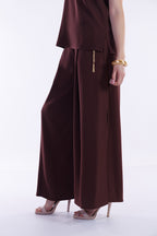 Pantalone fluido spacchi