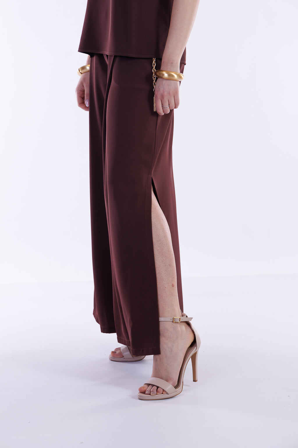 Pantalone fluido spacchi