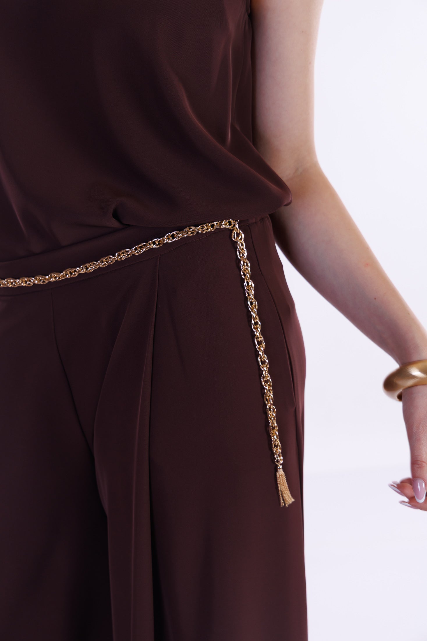 Pantalone fluido spacchi