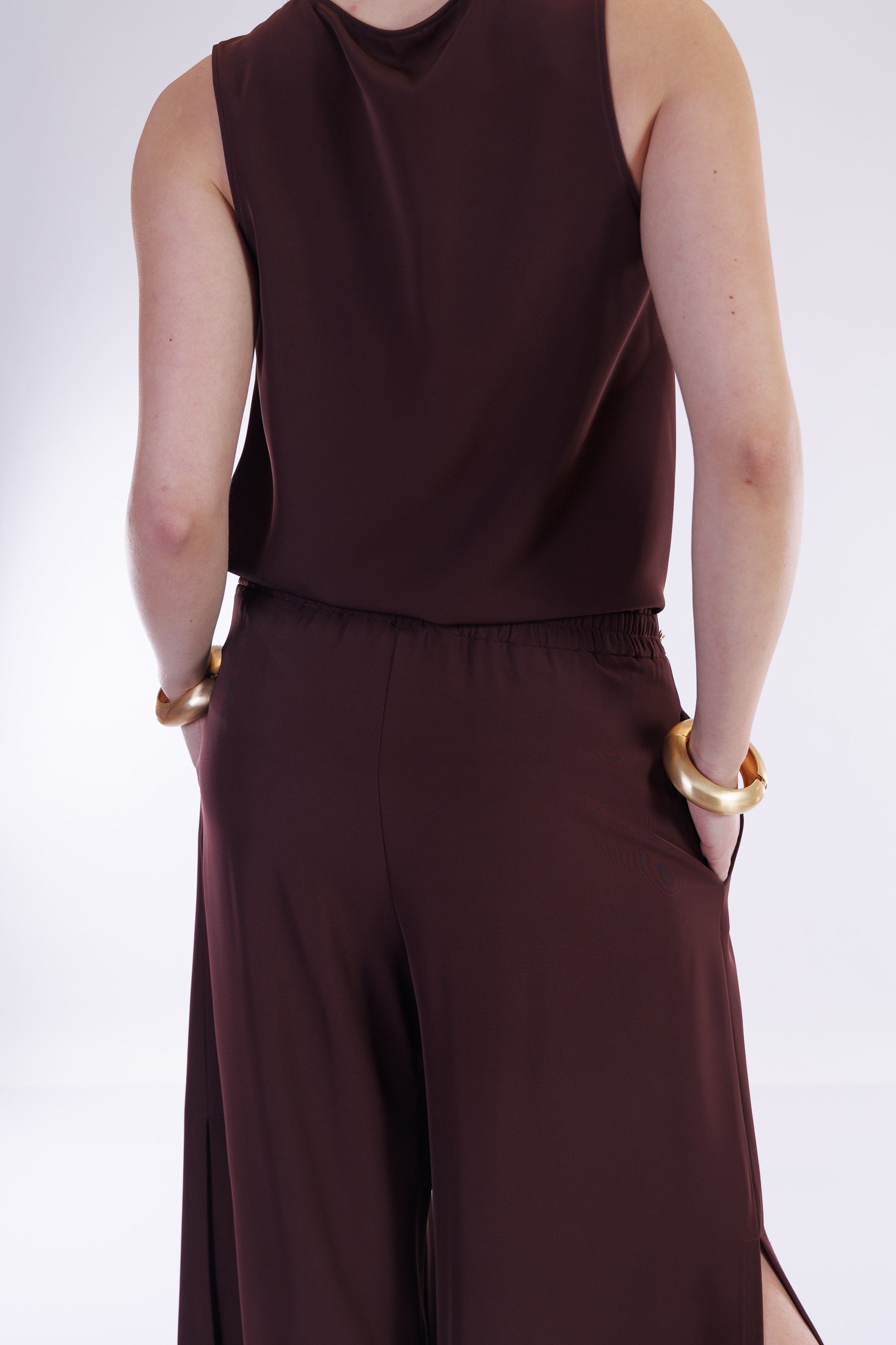 Pantalone fluido spacchi