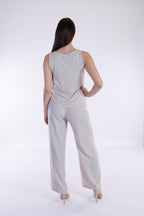 Top paillettes e jersey