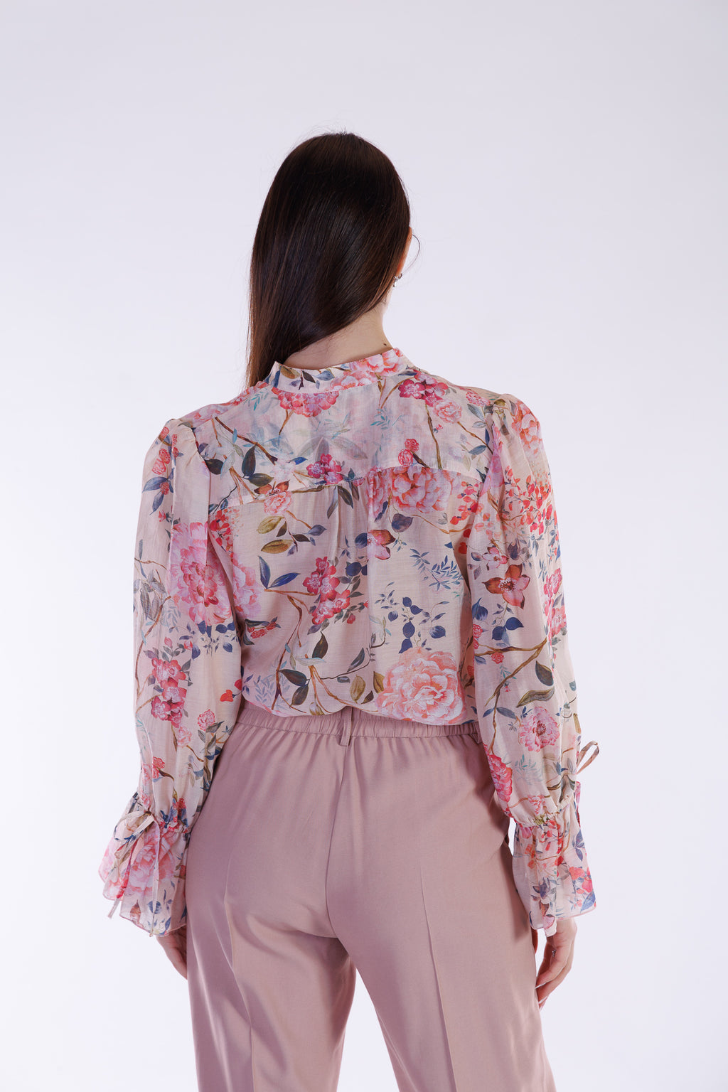 Pantalone cigarette con taschino