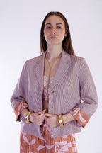 Giacca righine e risvolto