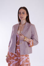 Giacca righine e risvolto