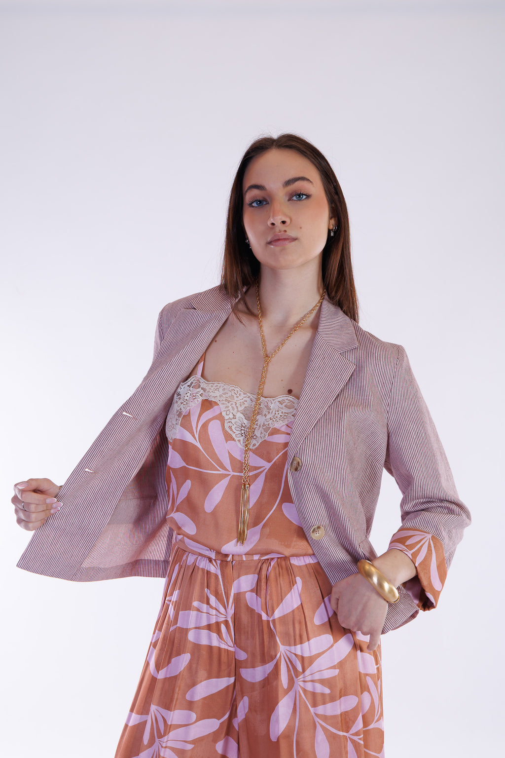 Giacca righine e risvolto