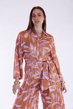 Camicia kimono ramage