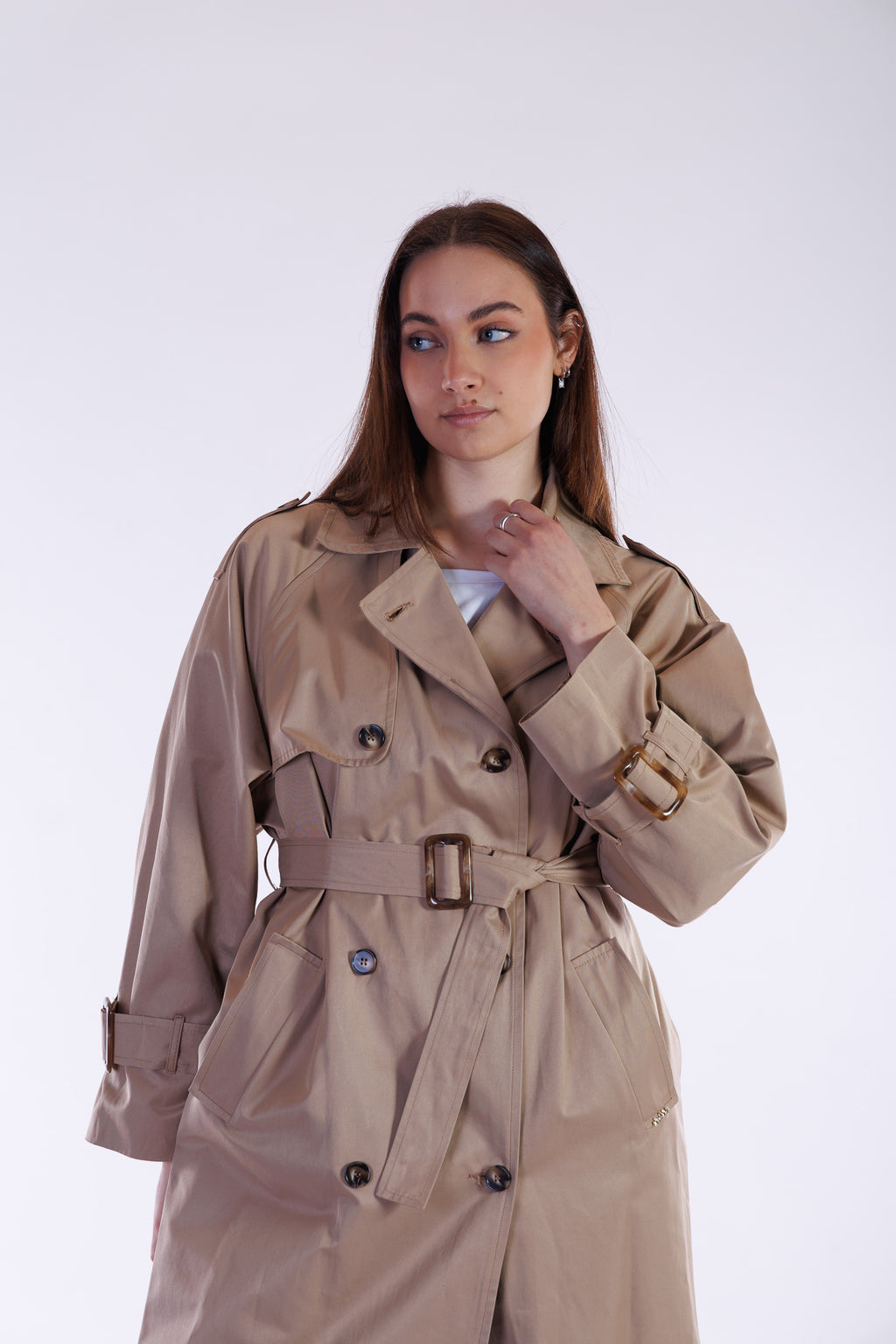 Trench con cintura