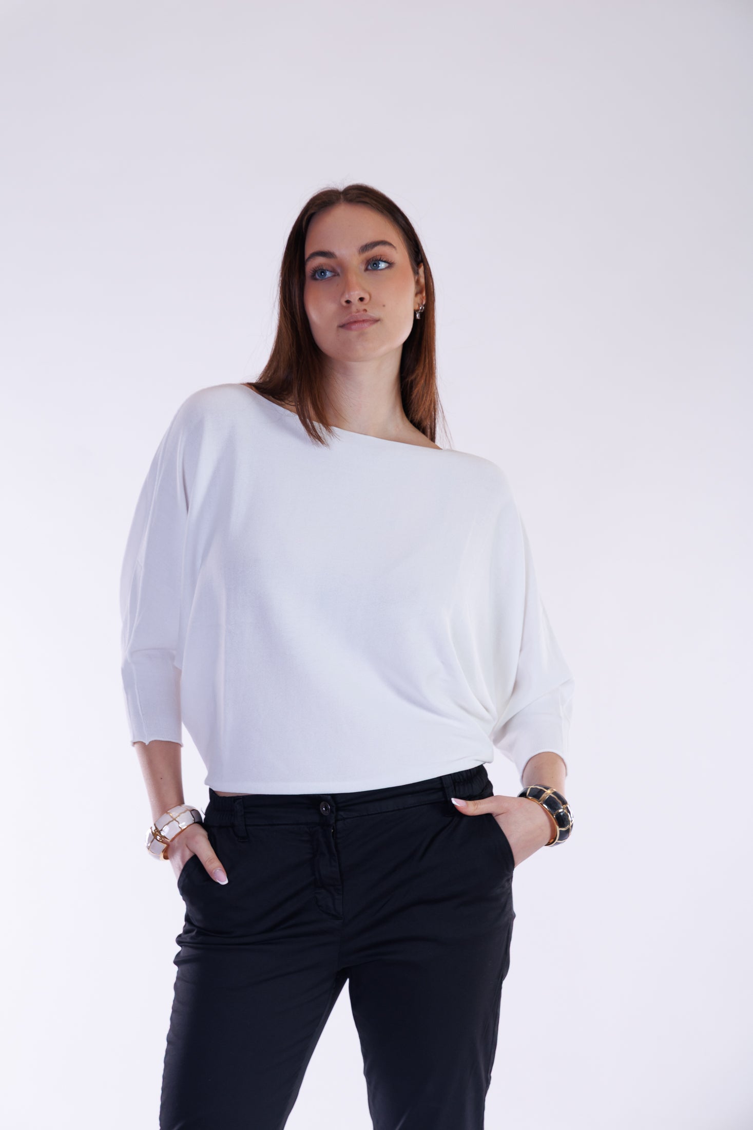 Pantalone chino elasticizzato