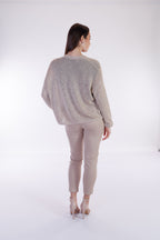 Cardigan misto lino