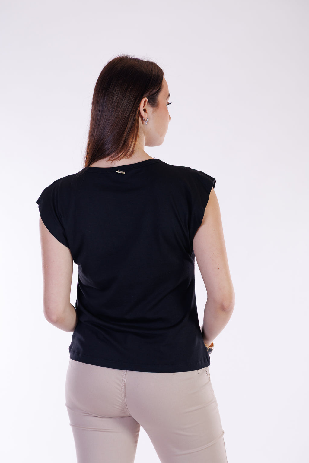 T-shirt scritta e charms