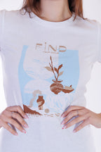 T-shirt stampa colorata