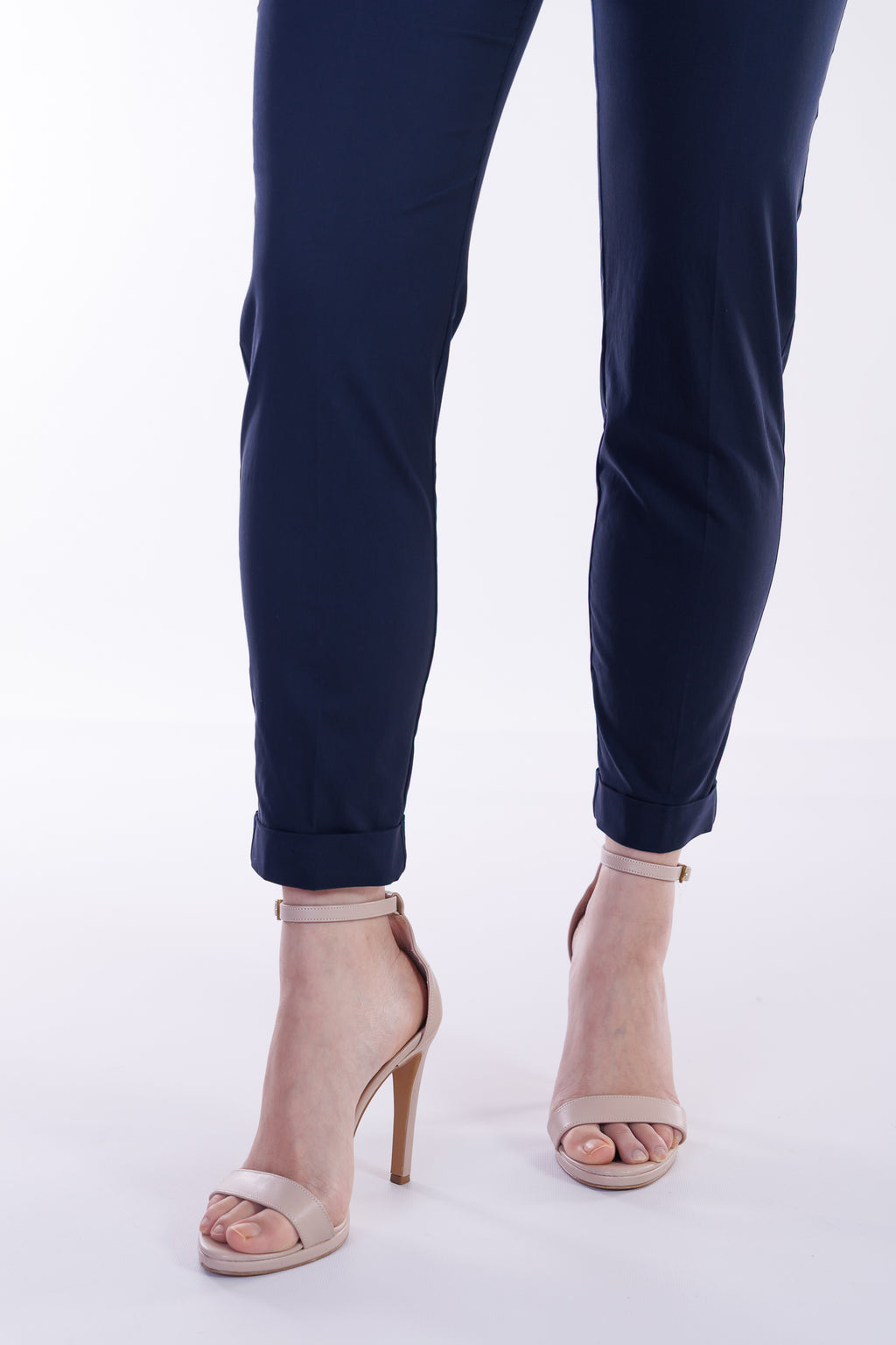 Pantalone viscosa risvolto