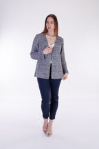 Giacca tweed lunga
