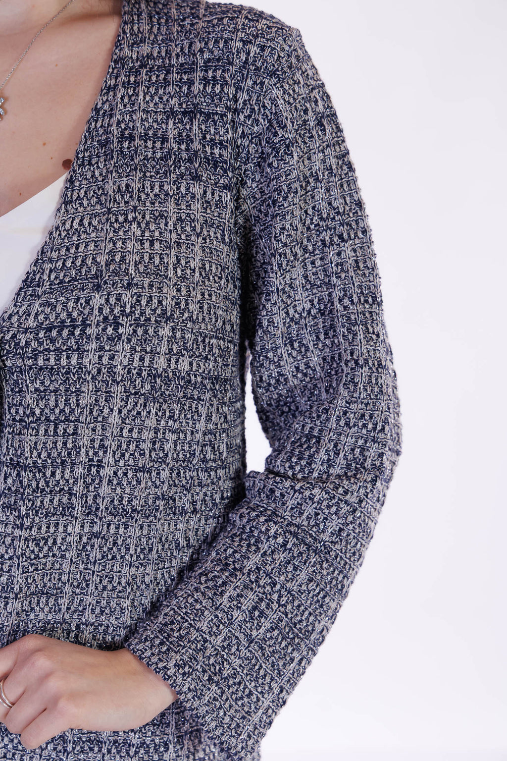 Giacca tweed lunga