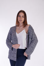 Giacca tweed lunga